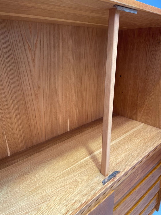 Image 1 of U-450 kast in eiken van Jiří Jiroutek voor Interiér Praha, Tsjecho-Slowakije, jaren 1960