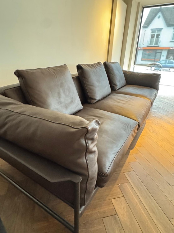 Image 1 of Flexform Flexform Zeno 5 plazas Cuero Premium Testa di Moro LP € 22.000