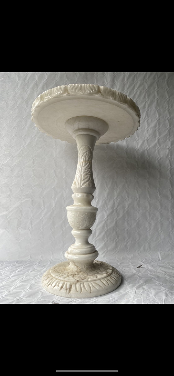 Image 1 of Marmeren Vintage Bijzettafel