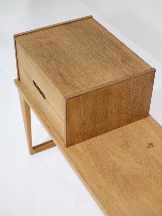 Image 1 of Kai Kristiansen Flurschrank mit Spiegel Aksel Kjersgaard Eiche