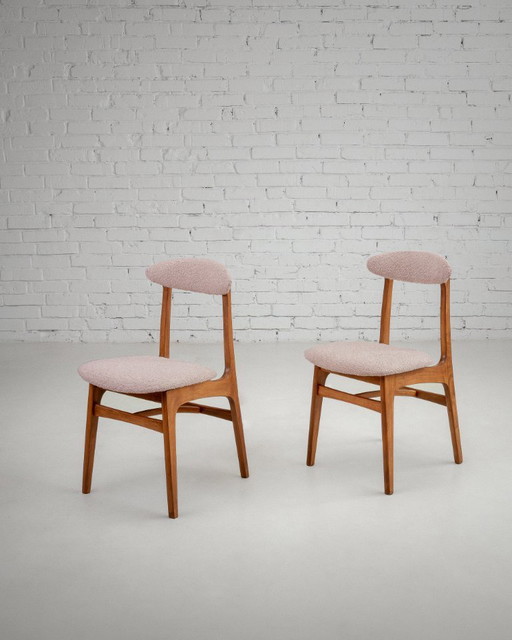 Lot de 4 chaises Hałas 200-190 Mid-Century – Classique polonais restauré