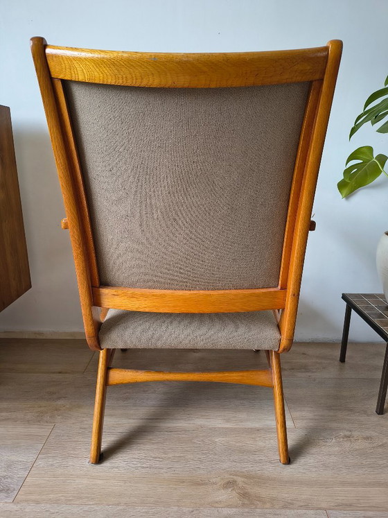 Poltrona Scandinava – Legno di Quercia – Anni '50/'60 – Poltrone (photo 9 of 10)