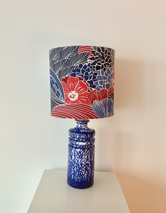 Image 1 of Vase lamp made from VEB Haldensleben ceramics – GDR | Upcycled one-of-a-kind piece