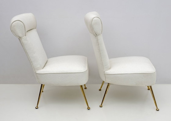 Image 1 of Pareja de pequeños sillones Gigi Radice de Minotti de mediados de siglo 1950