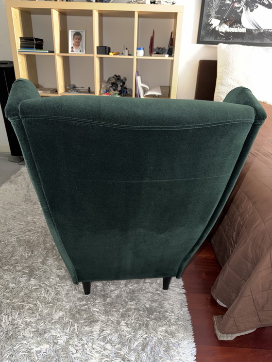 Image 1 of IKEA Strandmon silla y voetenbank 