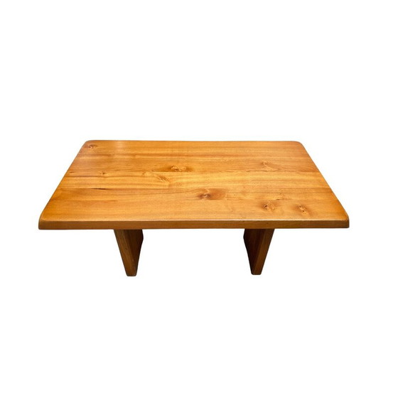 Image 1 of Vintage T14 elm table by Pierre Chapo, 1960