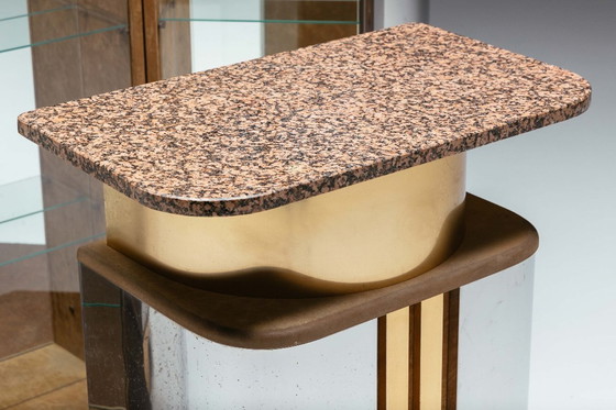 Image 1 of Bar corner cabinet by Willy Rizzo, Italy, 1970s