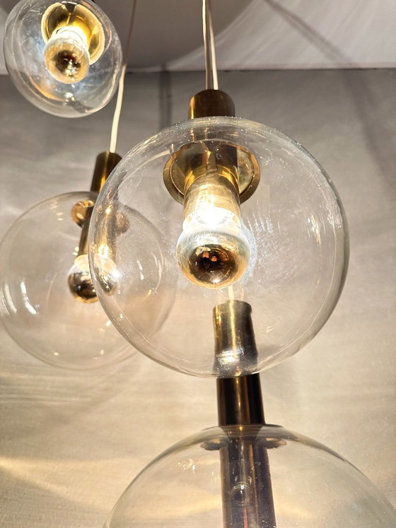 Vintage Glashütte Limburg Cascade Lamp – Pendant lamps, Metal (photo 9 of 15)