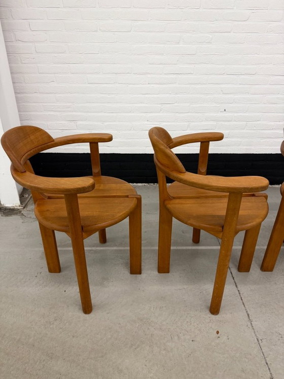 6 x Brahlstorf Design Chairs, 1970s – Dining chairs, Wood, Vintage (photo 13 of 20)