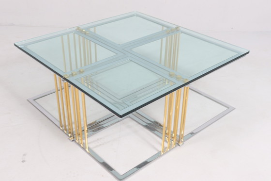 Image 1 of Coffee Table/ Tisch Mit Vier Satztischen Von Rolf Benz, Hollywood Regency, 1980Er Jahre