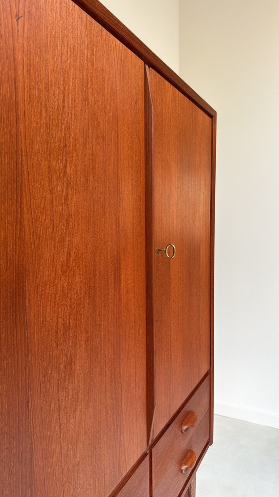 Image 1 of Vintage teak wooden high board