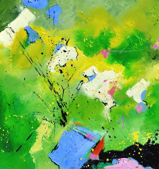 Pink in the Green – schilderijen tekeningen, Canvas (photo 2 of 5)