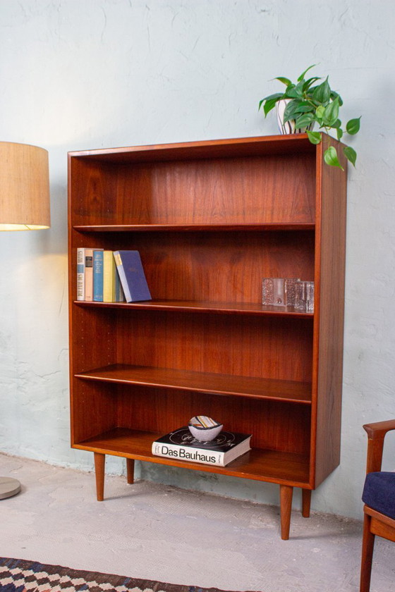 Image 1 of Vintage teak bookcase, highboard, chest of drawers, mid-century 1960s