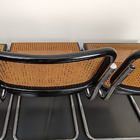 Image 1 of Set di quattro sedie B32 di Gavina della fine degli anni '60