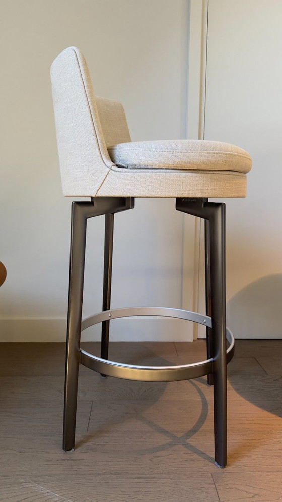 2 Flexform Feel Good Barkrukken (Antonio Citterio) In Beige/Zandkleur – Cotton (photo 3 of 8)