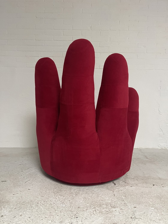 Image 1 of Vinger fauteuil vintage draaistoel 