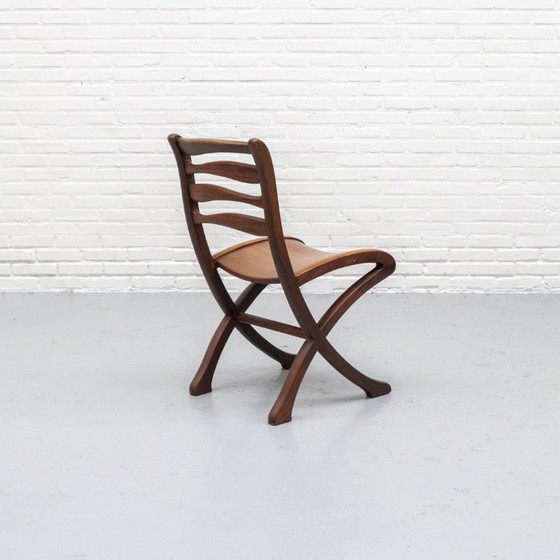 Image 1 of Marc Van Rampelberg Muninga Wood Dining Room Set anni '80