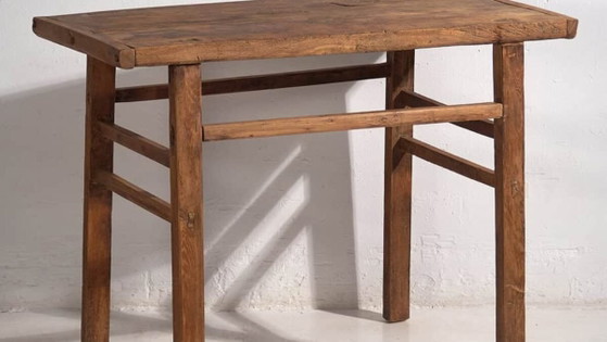 Antique desk console table (c.1920) #30 (photo 3 of 21)