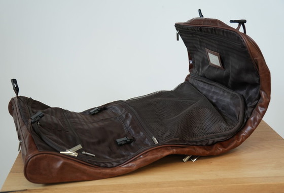 Image 1 of Vintage 80s/90s Orna 916 Leather Garment Bag – Timeless Travel Essential