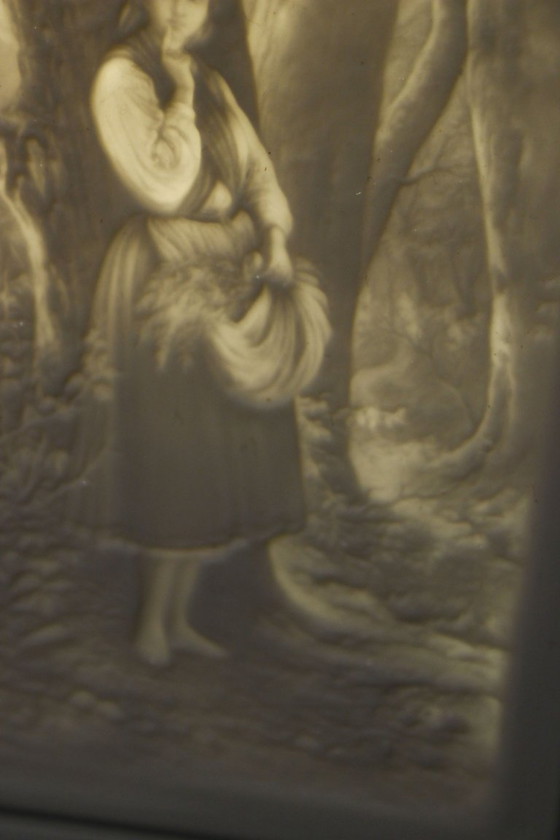 Image 1 of Lampada da notte vintage in porcellana Lithophane, metà del XX secolo, Limoges