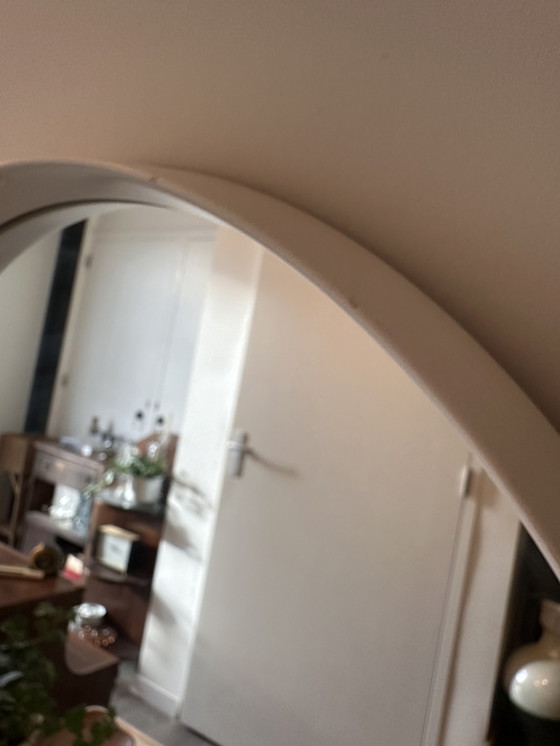 Image 1 of Jaren 70 spiegel met witte rand