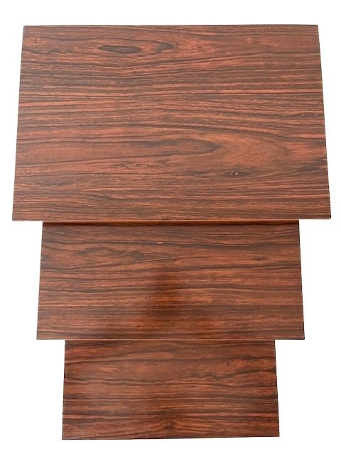 Image 1 of Mid-century modern Deens Design mimiset bijzettafels 1960's