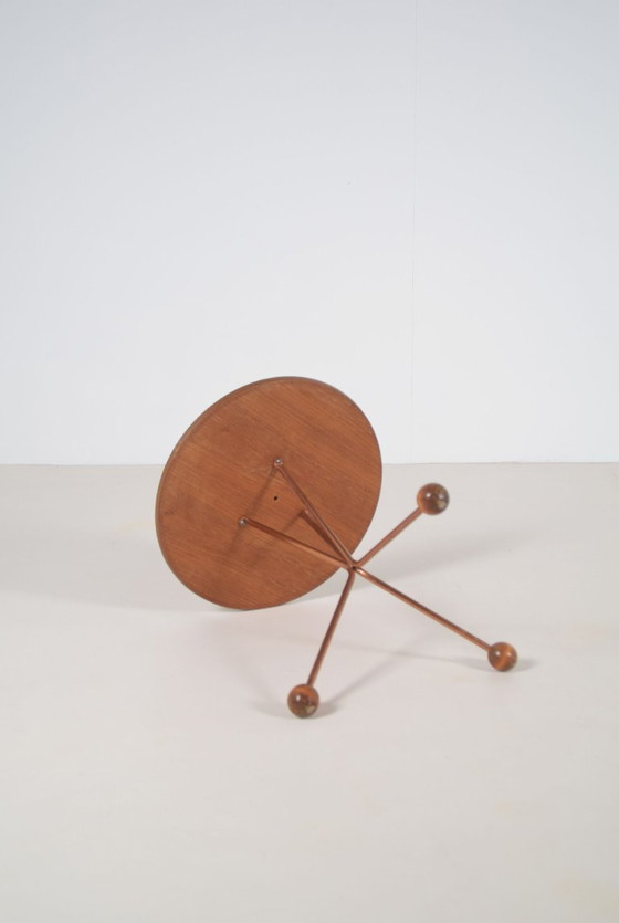 Zweedse Bijzettafel Model 99 Door Albert Larsson Voor Alberts Tibro, Jaren '50 – Wood, Copper (photo 4 of 6)