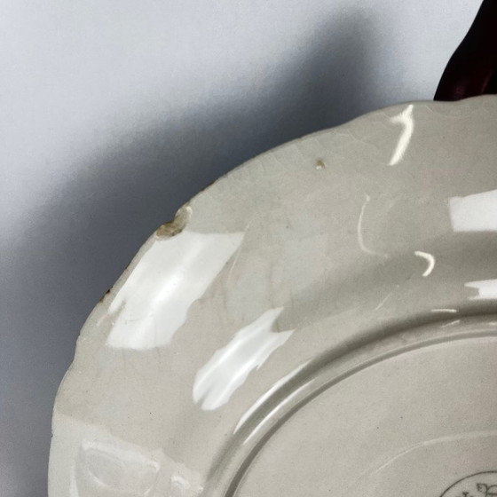 Image 1 of Set of 2 Villeroy & Boch "Burgenland" dessert plates, blue