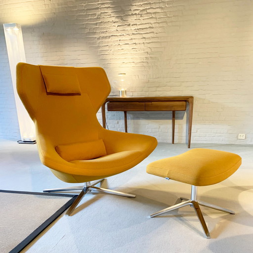 Sillón Metropolitan de B&B Italia con otomana