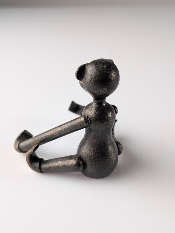 Kay Bojesen Mid-Century Unreleased Bronze Monkey, Denmark, 1950s – Sculpture (photo 10 of 12)