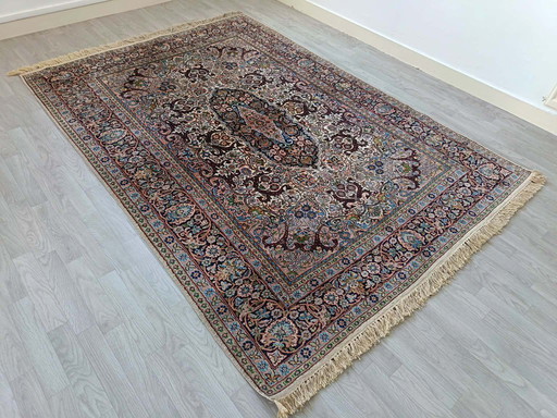 Alfombra de Cachemira paquistaní hecha a mano