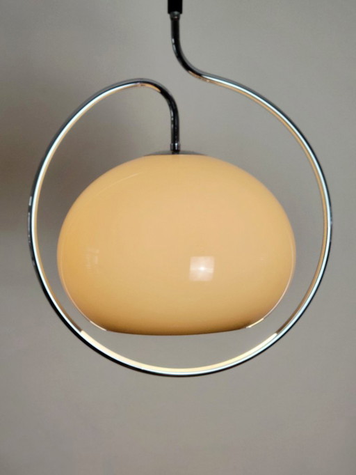 Lampada a sospensione vintage a forma di fungo in stile Space Age di Dijkstra del 1970