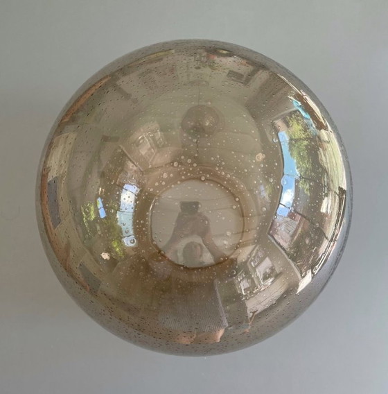 Image 1 of Raro conjunto de grandes apliques de pared, Glashütte Limburg, Alemania, década de 1970