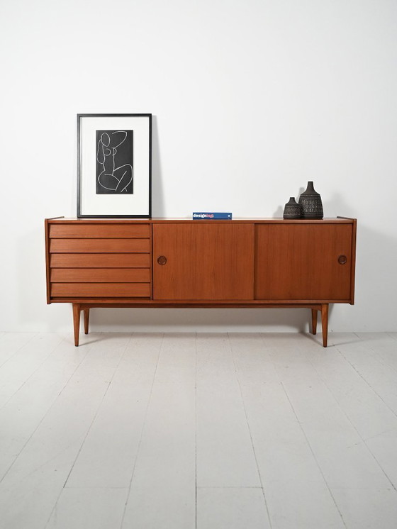 Image 1 of 1960s German teak sideboard
