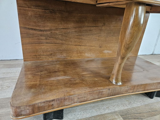 Image 1 of Art-Deco-Schminktisch mit großem Spiegel