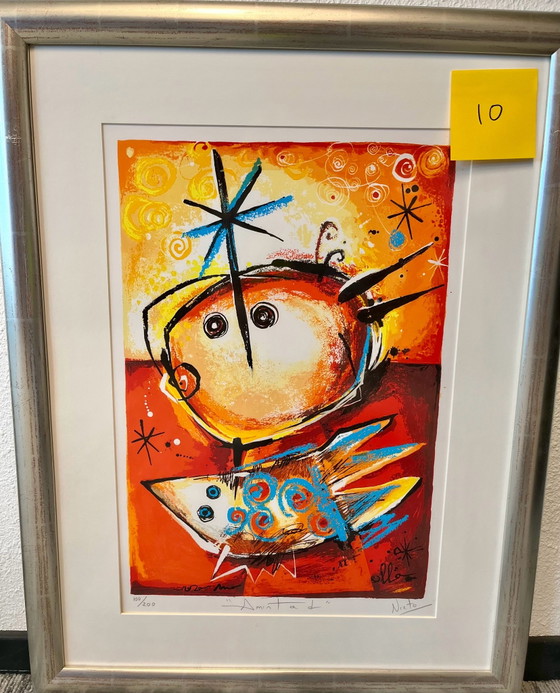 2 Angeles Nieto Screen Prints – Art, Glass, Paper (photo 4 of 6)