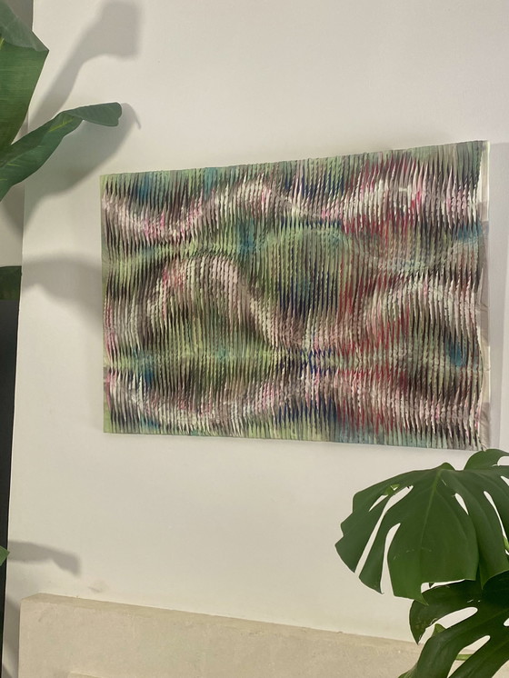 Image 1 of Tableau sculpture art textiles Ref : springtime 