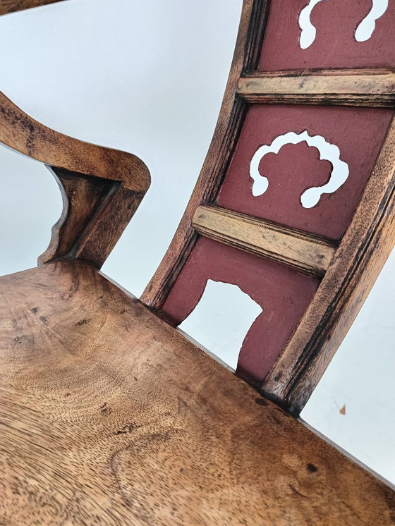 Image 1 of bellissime sedie asiatiche con trono vintage