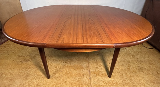 Image 1 of Mid Century Retro Vintage Teak Round Dining Table G-Plan 1960-1970 British Design Classic