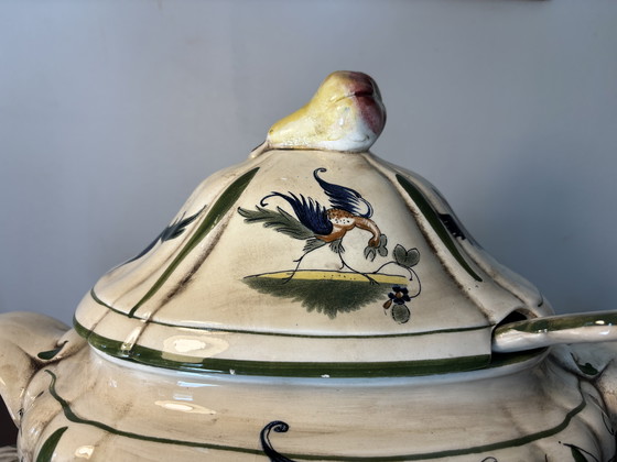 Image 1 of Soupière Capodimonte Faïance estilo Renacimiento 