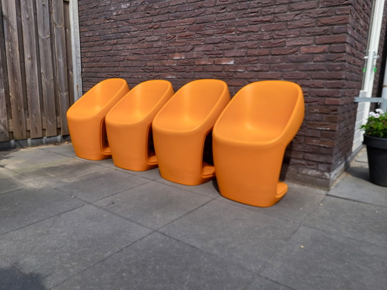 Image 1 of Collection de 4 chaises Vondom Ufo par Ora Ito
