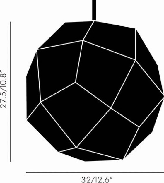 Image 1 of Tom Dixon Etch shade Brass Pendant Lamp