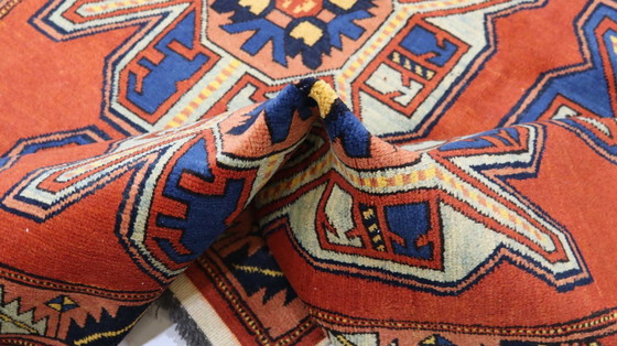Image 1 of Russian Antique Caucasian Shirvan over 60 years - Kilim - 205 cm - 142 cm