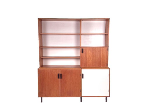 Pastoe Made To Measure Wandmeubel Van Cees Braakman – boekenkasten, Plastic, Wood, Vintage