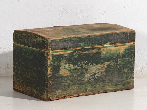 Antique green box (c.1920) #70 – Chest of drawers, Rustic (photo 34 of 34)