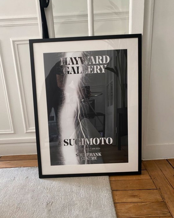 Image 1 of Hiroshi Sugimoto „Lightning Fields“ Poster Exposition encadré