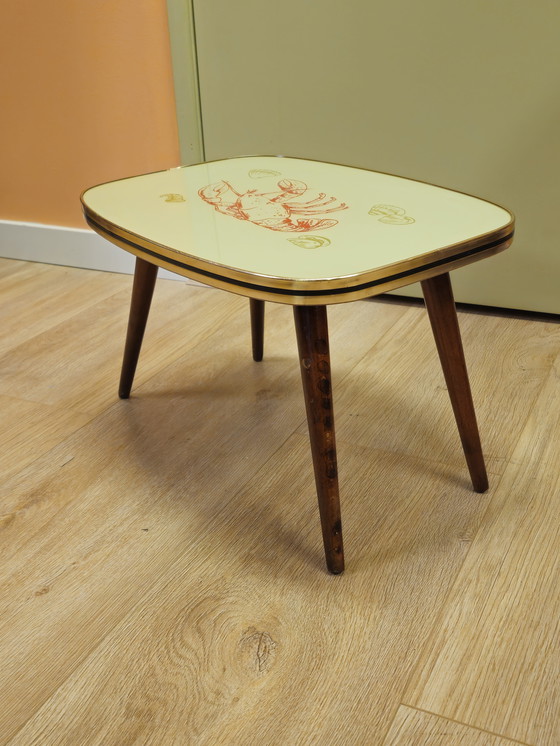 Image 1 of Table d'appoint vintage en forme de homard