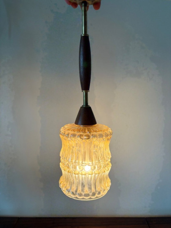 Image 1 of Vintage retro Britse hanglamp/plafondlamp uit de jaren 60