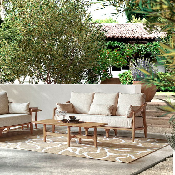 Image 1 of Banco de jardín Castle Line Teak Grey