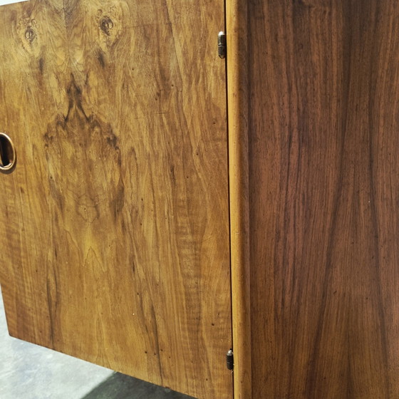 Image 1 of Credenza Fristho di William Watting, in noce e ottone, anni '50.